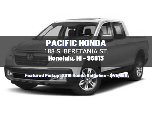 PACIFIC HONDA