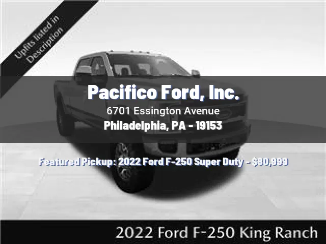 Pacifico Ford, Inc.