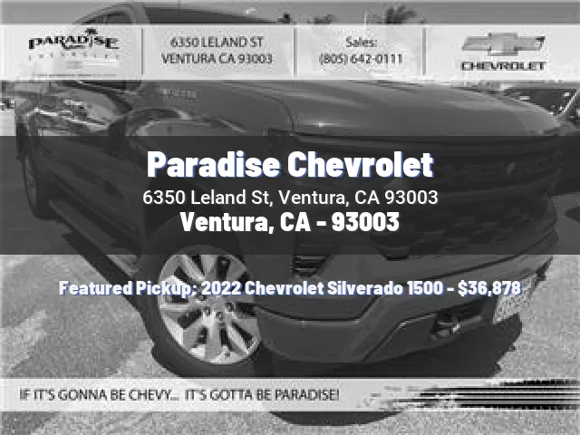 Paradise Chevrolet