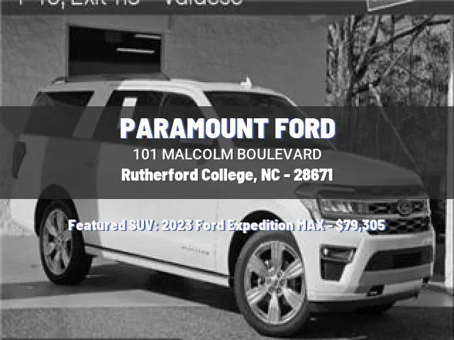 PARAMOUNT FORD