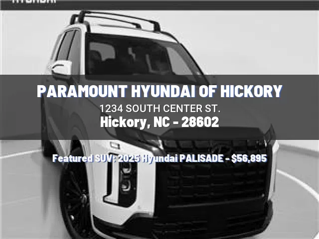 PARAMOUNT HYUNDAI OF HICKORY