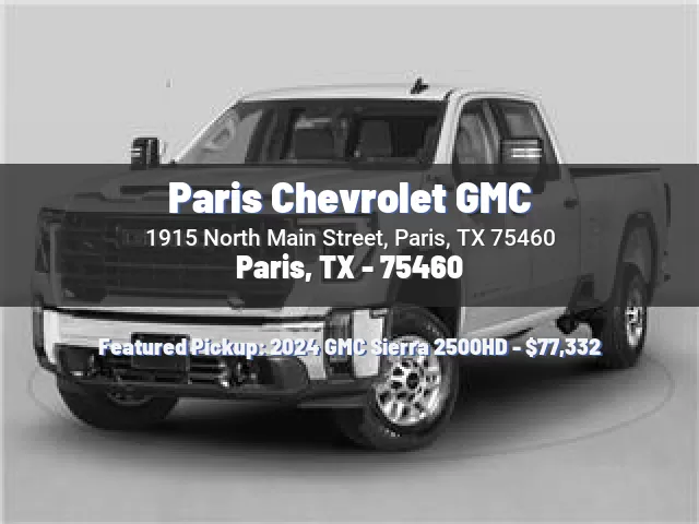 Paris Chevrolet GMC