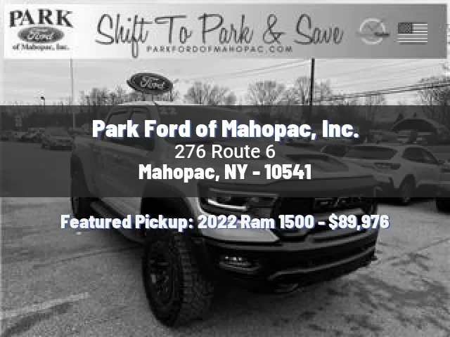 Park Ford of Mahopac, Inc.