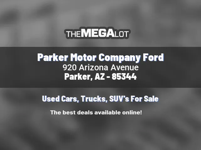 Parker Motor Company Ford