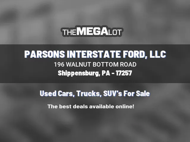 PARSONS INTERSTATE FORD, LLC