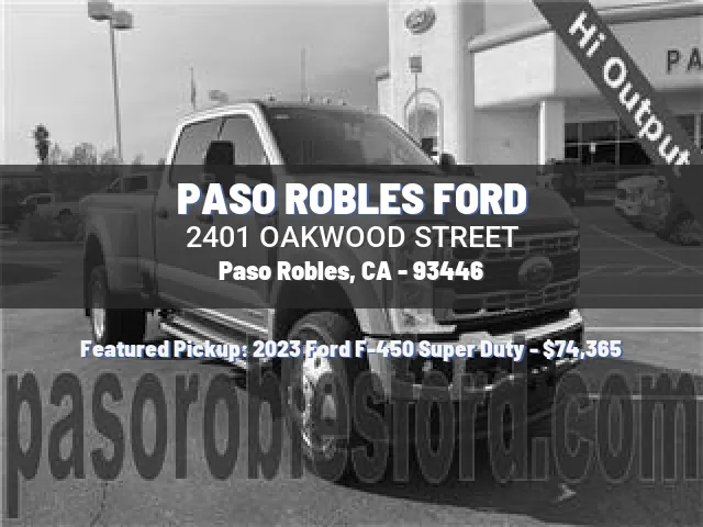 PASO ROBLES FORD