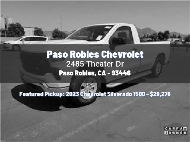 Paso Robles Chevrolet