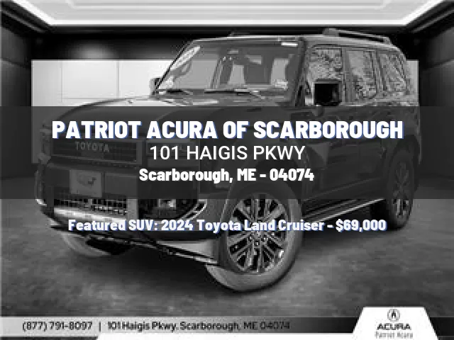 PATRIOT ACURA OF SCARBOROUGH