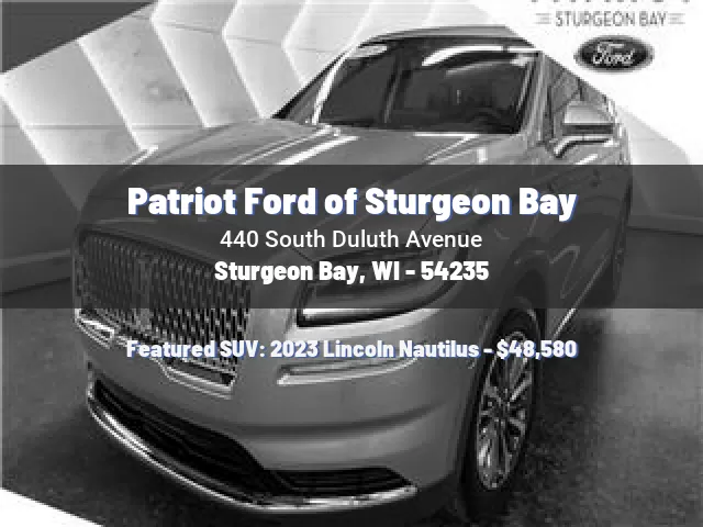 Patriot Ford of Sturgeon Bay