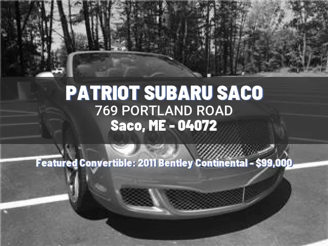 PATRIOT SUBARU SACO