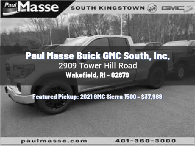 Paul Masse Buick GMC South, Inc.