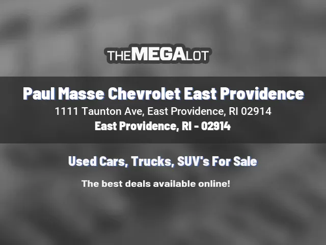 Paul Masse Chevrolet East Providence