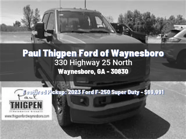 Paul Thigpen Ford of Waynesboro