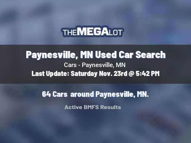 Paynesville, MN Used Car Search