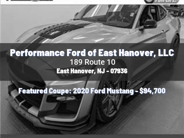 Performance Ford of East Hanover, LLC