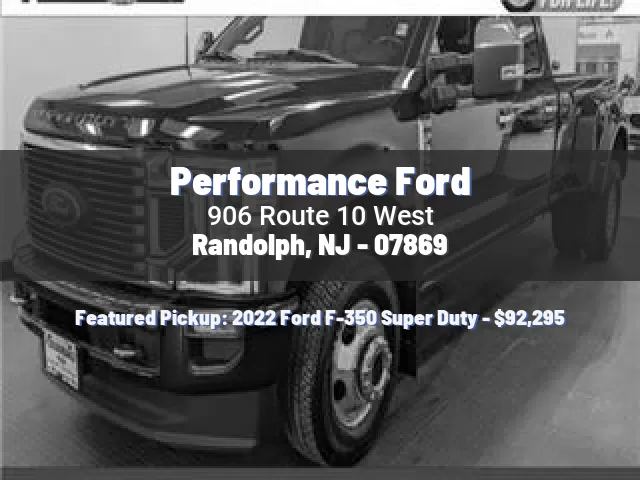 Performance Ford