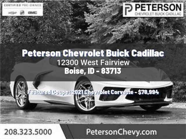 Peterson Chevrolet Buick Cadillac