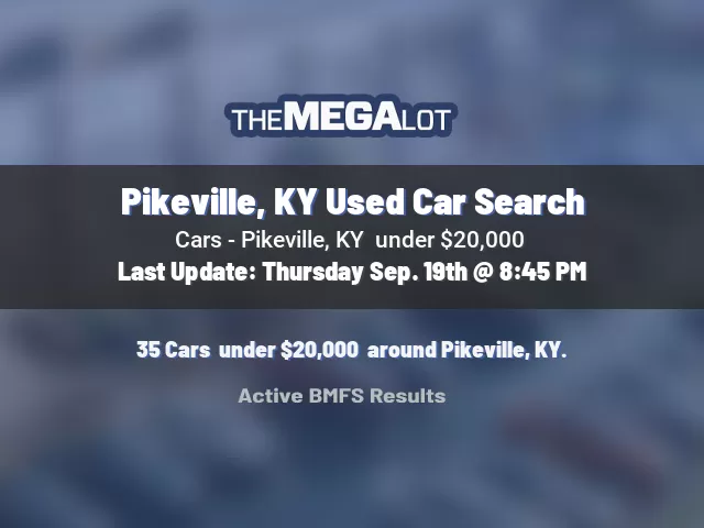 Pikeville, KY Used Car Search