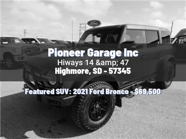 Pioneer Garage Inc