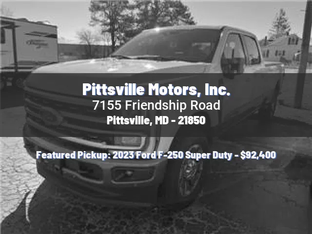 Pittsville Motors, Inc.