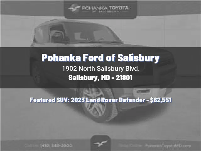 Pohanka Ford of Salisbury