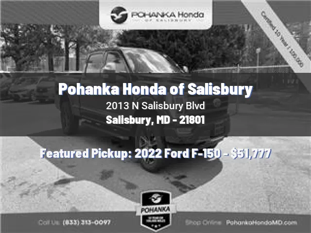 Pohanka Honda of Salisbury