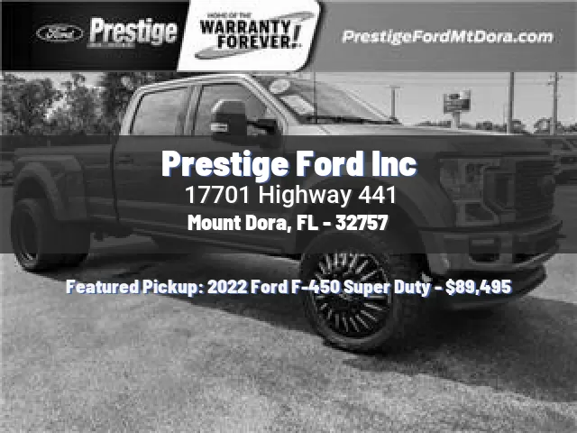 Prestige Ford Inc