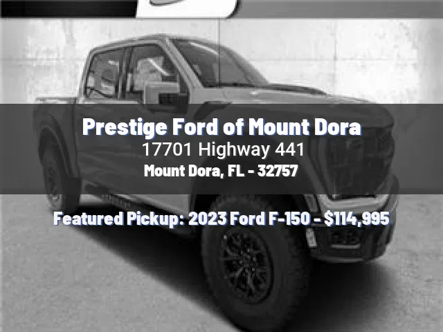 Prestige Ford of Mount Dora