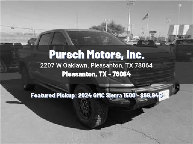 Pursch Motors, Inc.