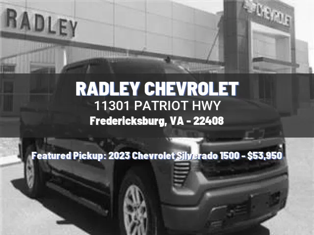 RADLEY CHEVROLET