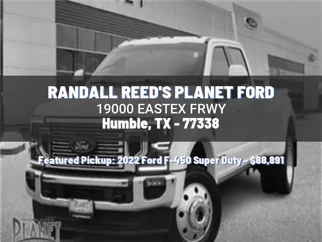 RANDALL REED'S PLANET FORD