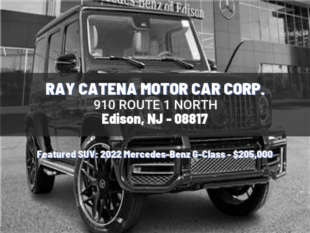 RAY CATENA MOTOR CAR CORP.