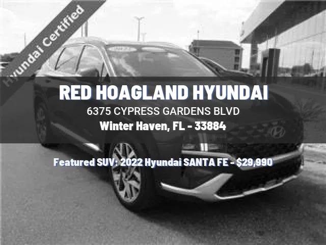 RED HOAGLAND HYUNDAI