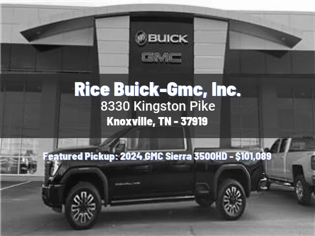 Rice Buick-Gmc, Inc.