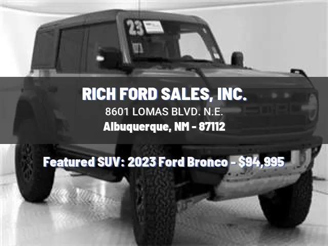 RICH FORD SALES, INC.