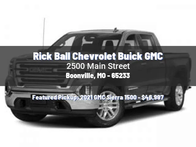 Rick Ball Chevrolet Buick GMC