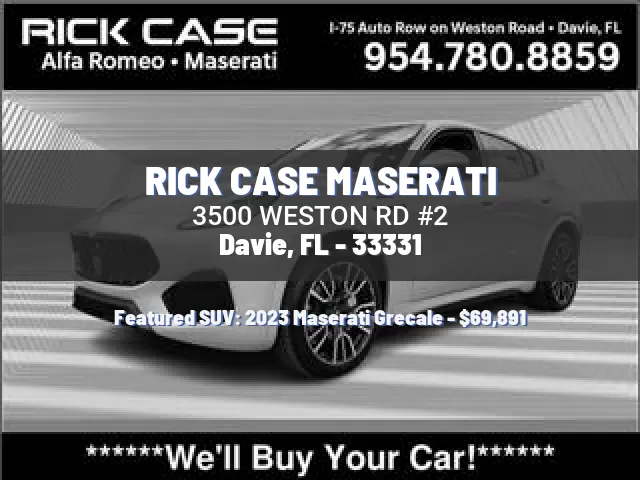 RICK CASE MASERATI