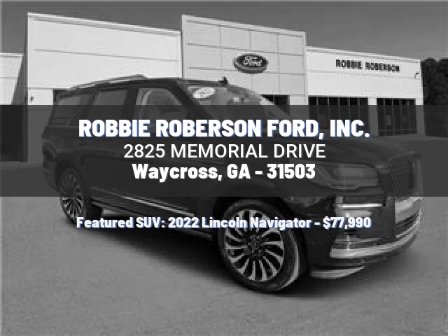 ROBBIE ROBERSON FORD, INC.