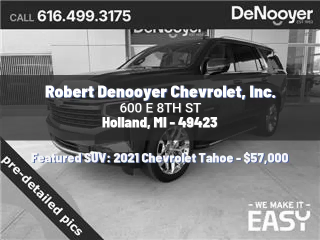 Robert Denooyer Chevrolet, Inc.