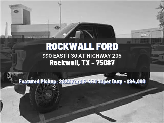 ROCKWALL FORD