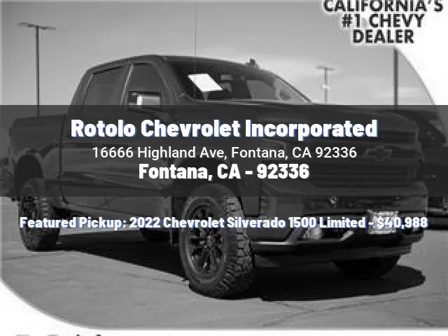 Rotolo Chevrolet Incorporated