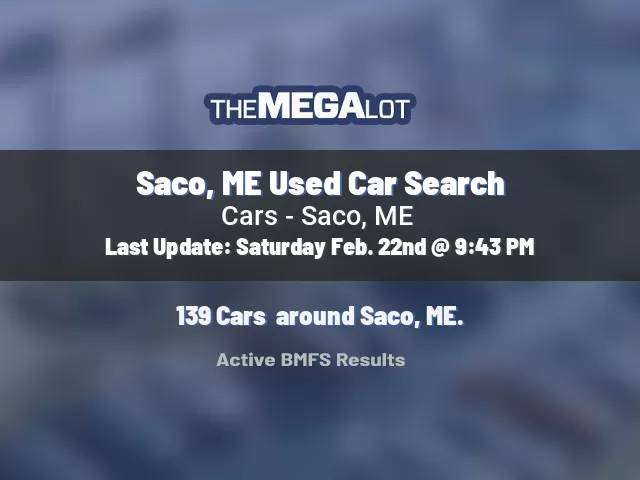 Saco, ME Used Car Search