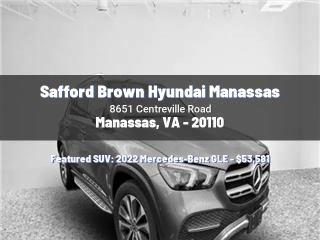 Safford Brown Hyundai Manassas