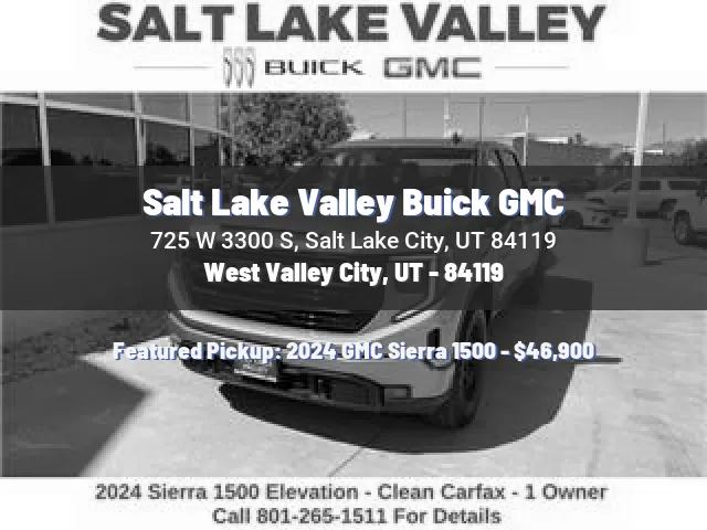 Salt Lake Valley Buick GMC