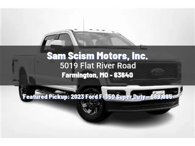 Sam Scism Motors, Inc.