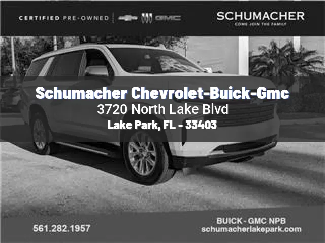 Schumacher Chevrolet-Buick-Gmc