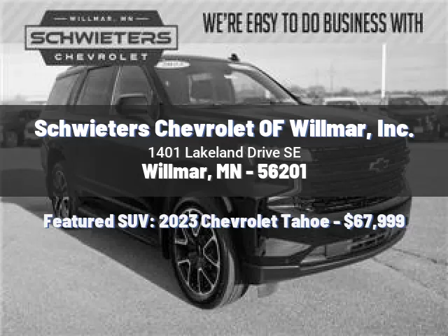 Schwieters Chevrolet OF Willmar, Inc.