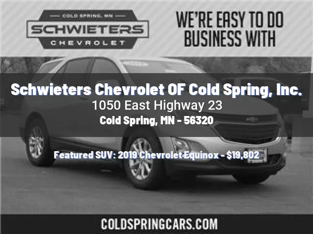 Schwieters Chevrolet OF Cold Spring, Inc.