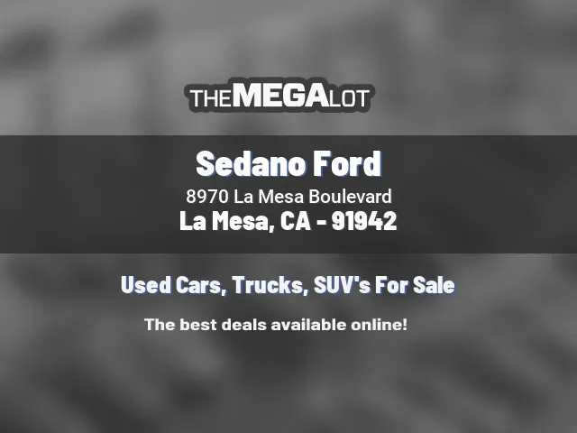 Sedano Ford