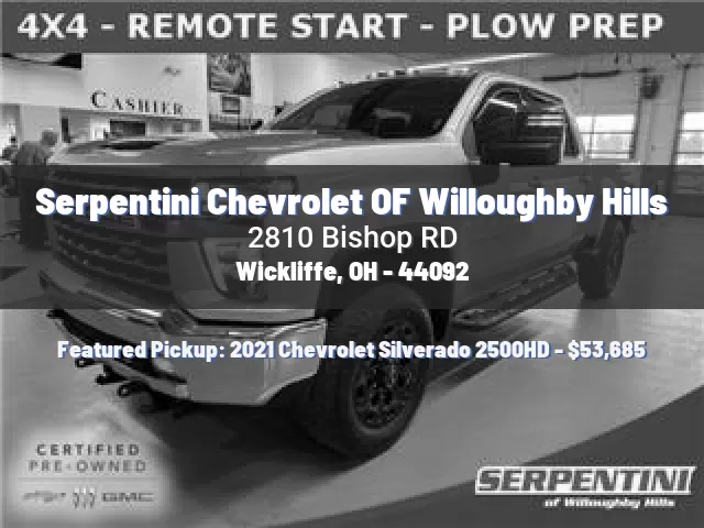 Serpentini Chevrolet OF Willoughby Hills